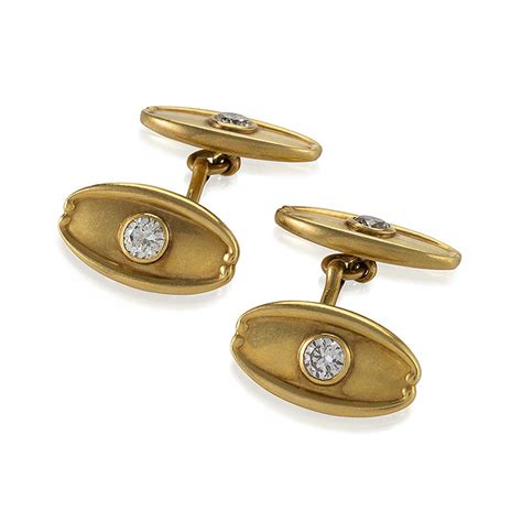 diamond cufflinks tiffany.